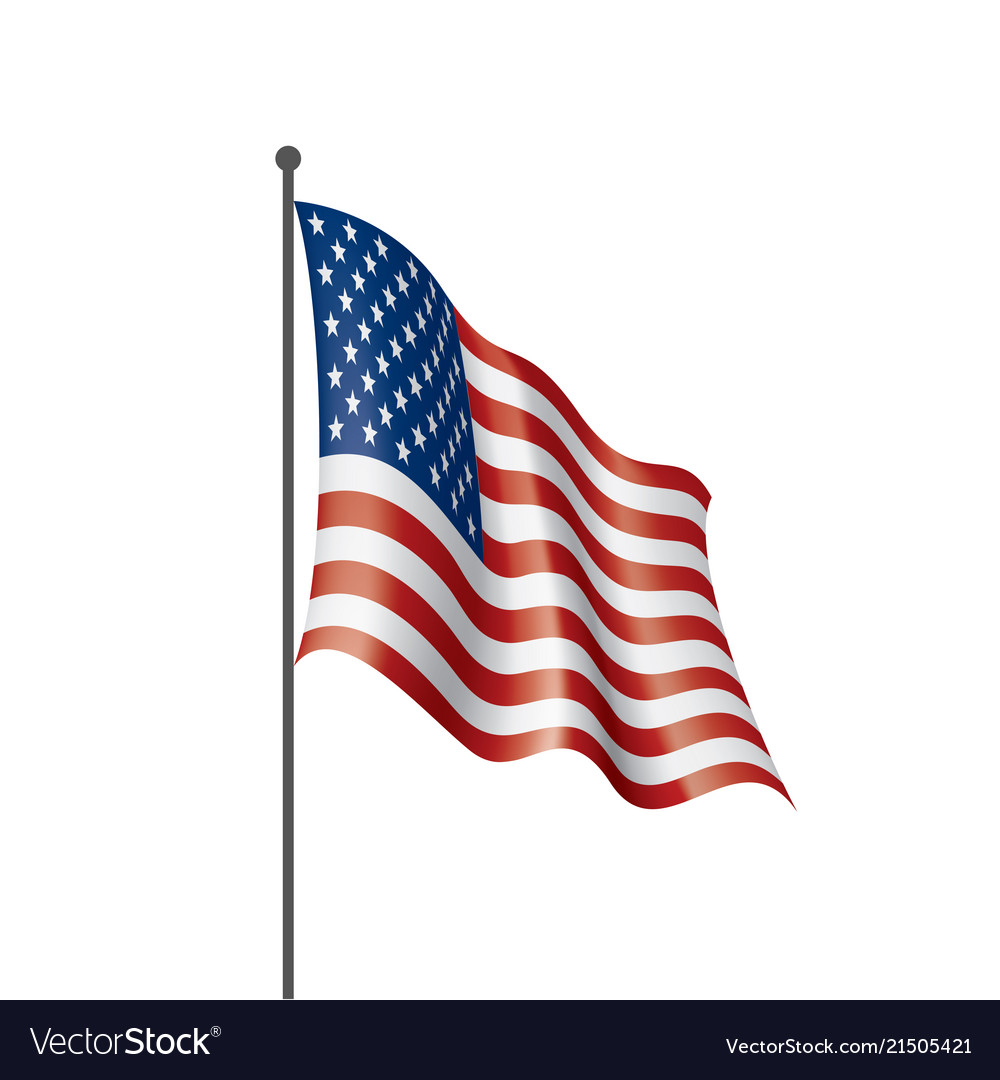 Usa flag isoliert