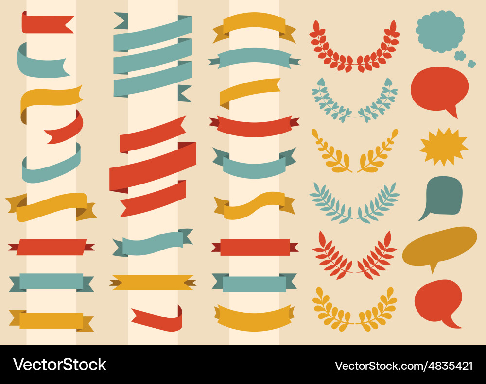 Vintage design elements Royalty Free Vector Image