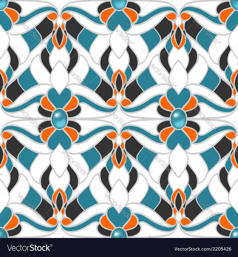 Abstract multicolored seamless pattern