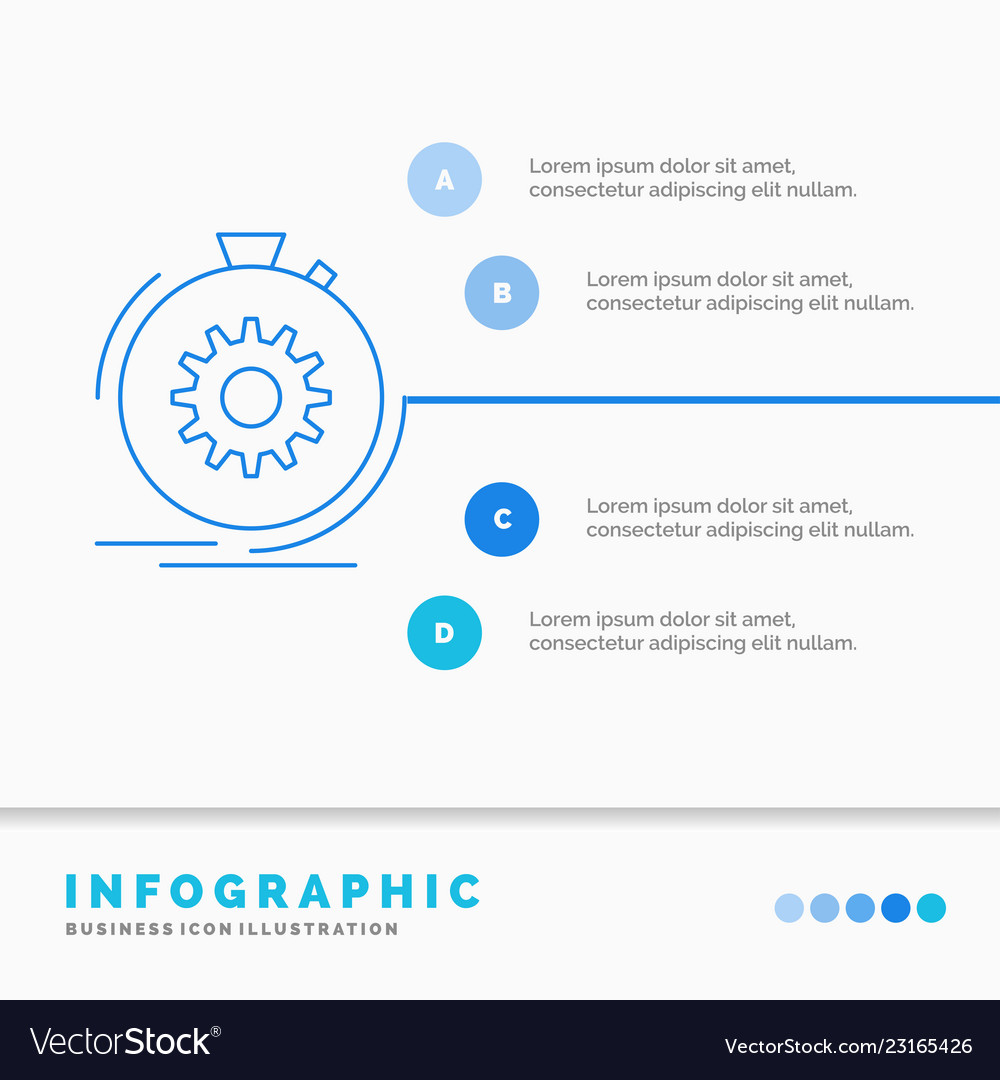 Action fast performance process speed vector image Action fast performance process speed
