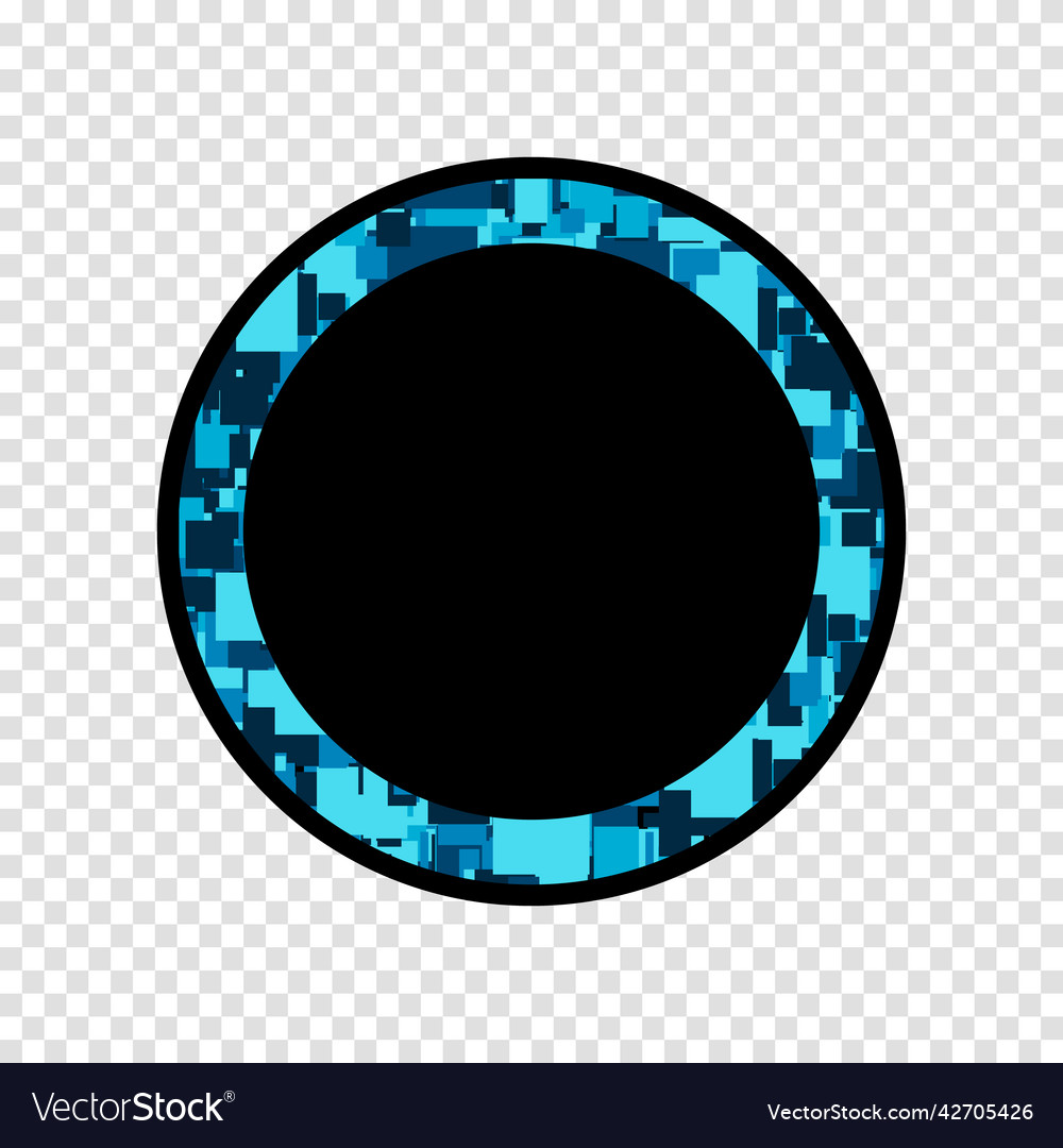 Circle element in a futuristic hud style