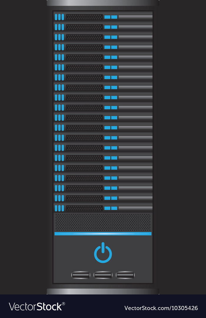 Computer cpu server icon