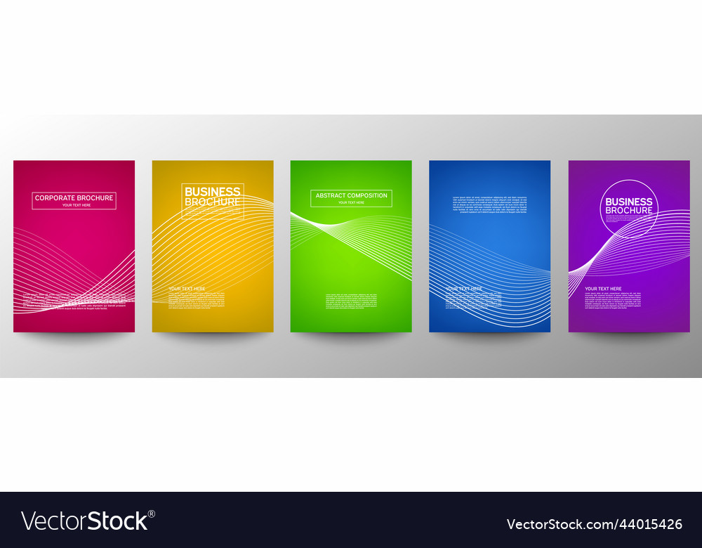 Cover geometric minimal set abstract line pattern vector image Cover geometric minimal set abstract line pattern