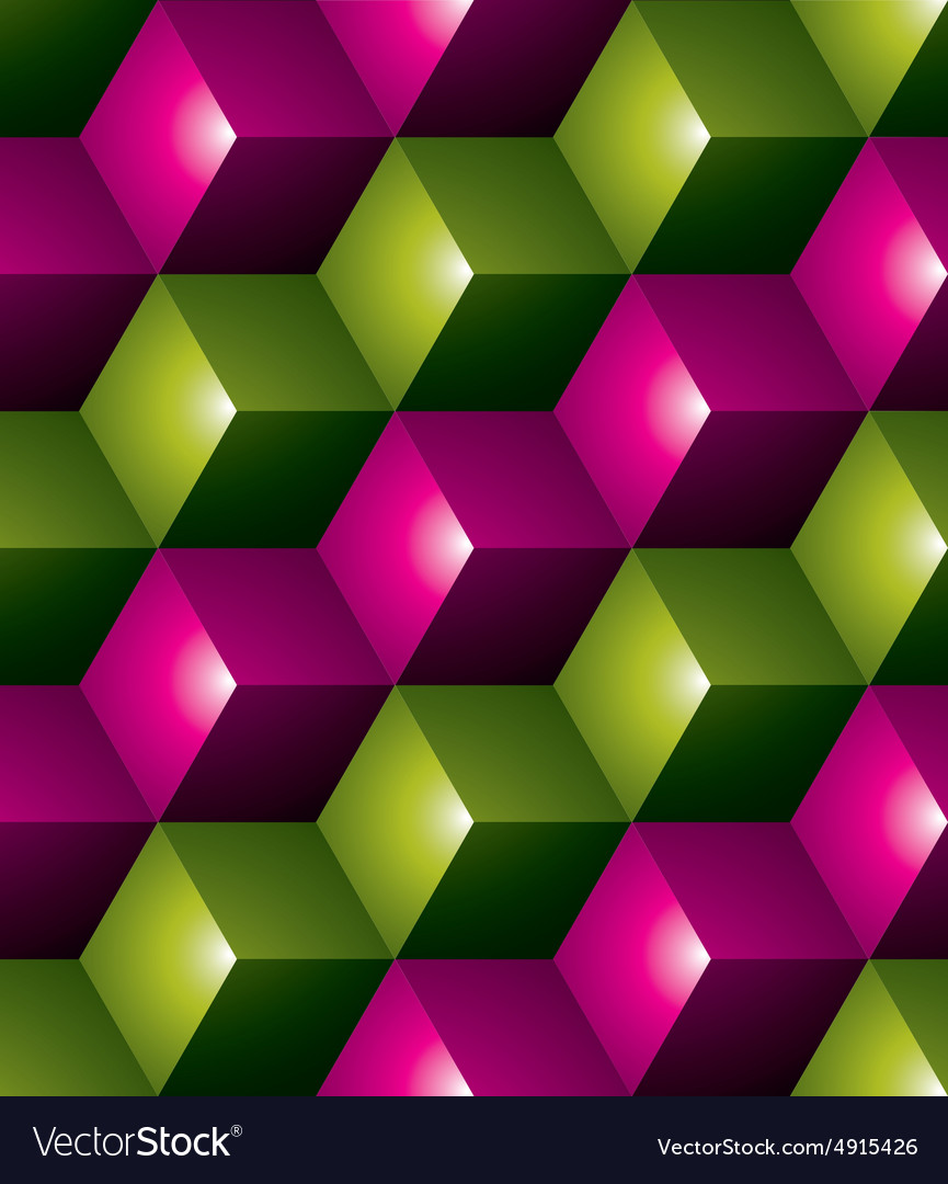 Futuristic continuous multicolored pattern motif
