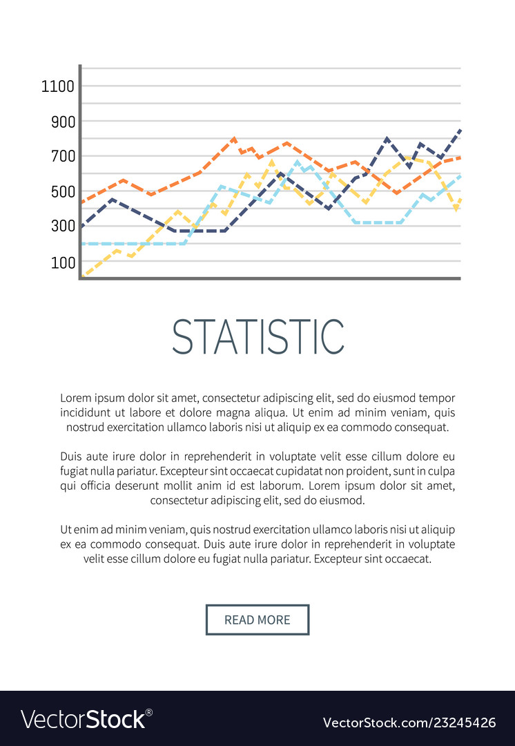 Growing flowchart data information web poster