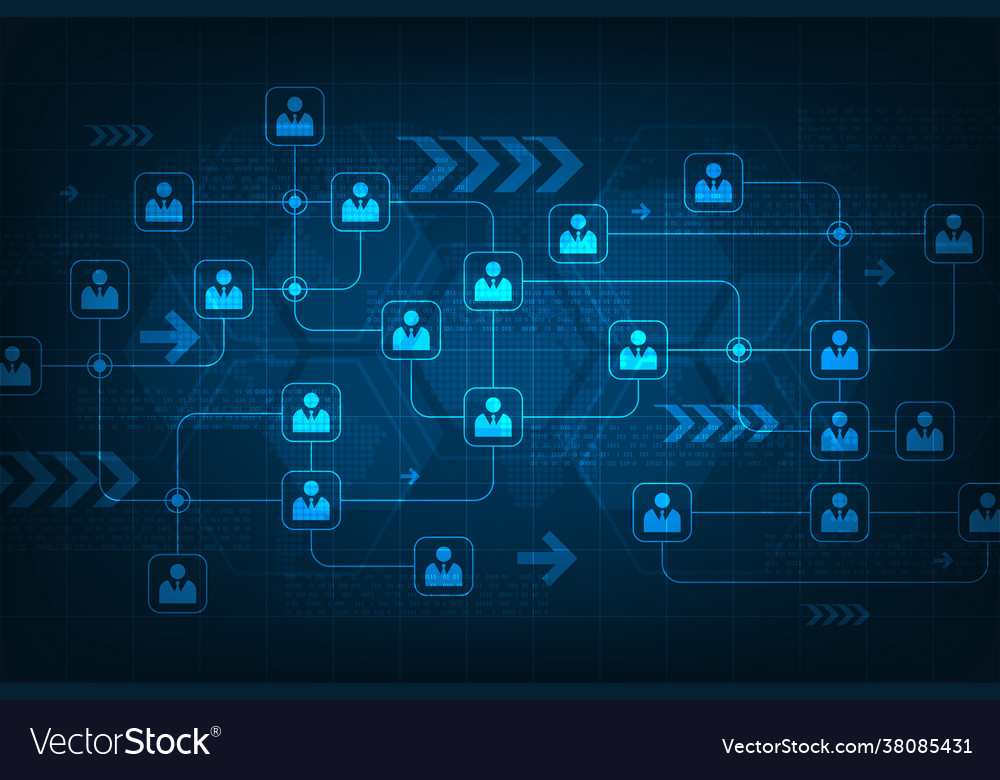 Digital networks that are coherent and complex vector image Digital networks that are coherent and complex