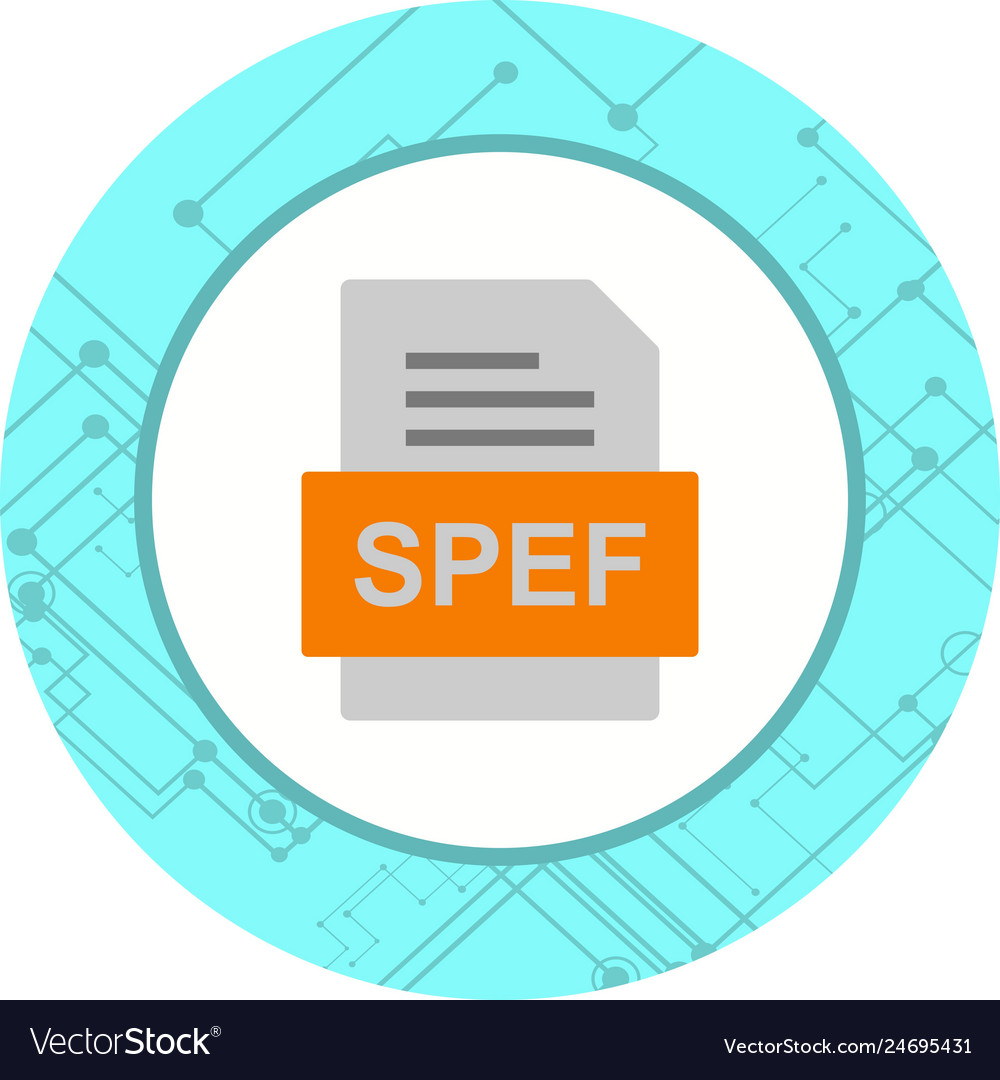 Spef file document icon