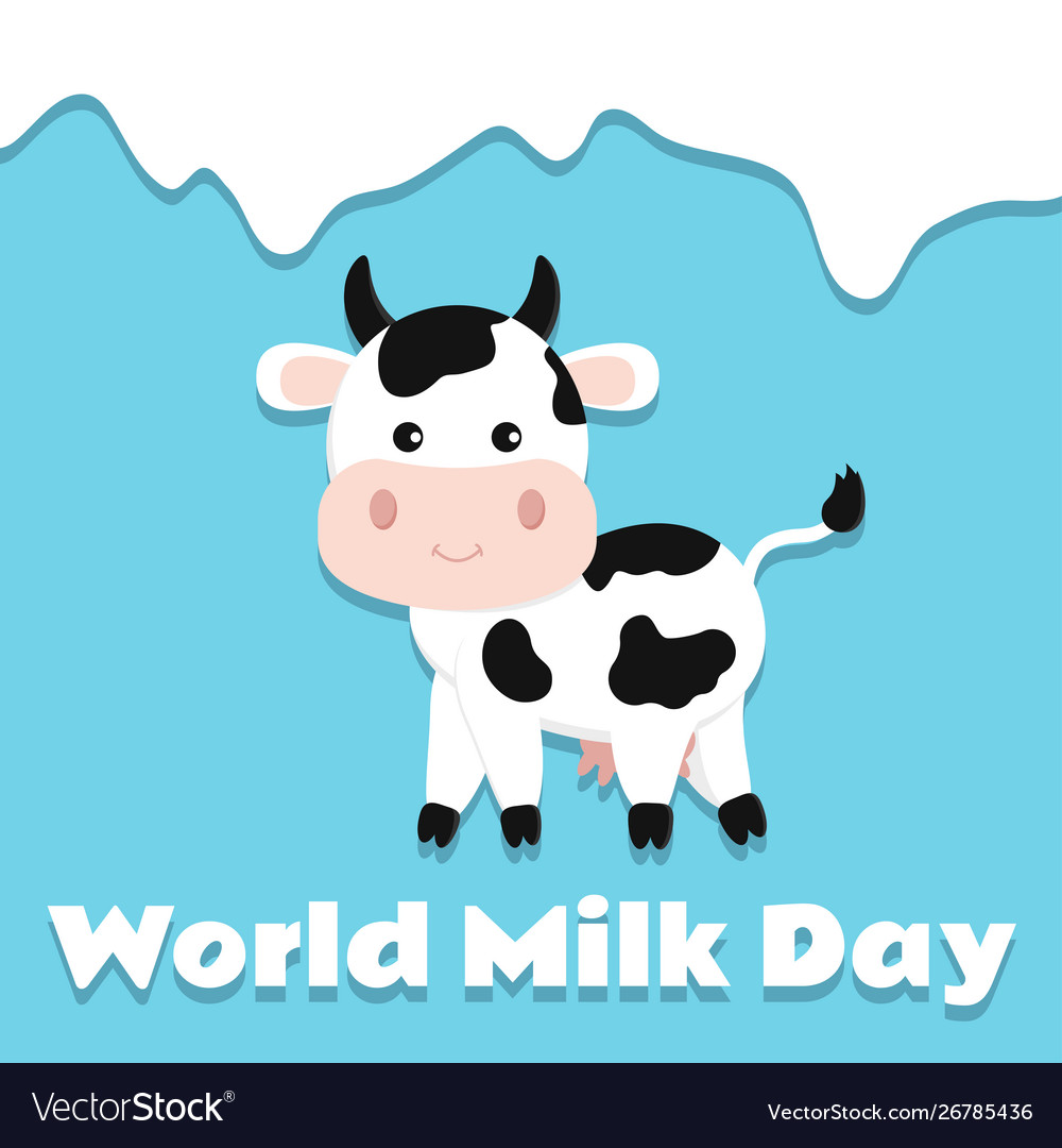 Background poster design for world milk day