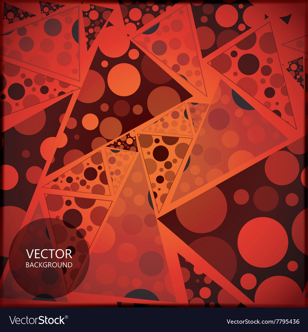Background with different shapes