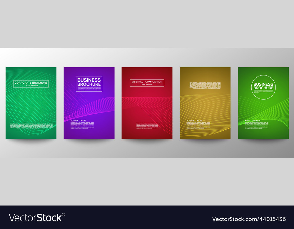 Cover geometric minimal set abstract line pattern vector image Cover geometric minimal set abstract line pattern