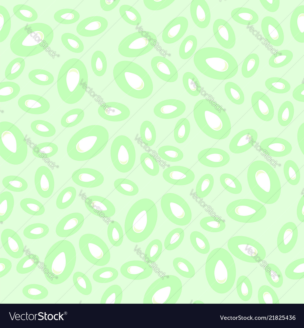Cucumber seed seamless pattern on green background vector image Cucumber seed seamless pattern on green background