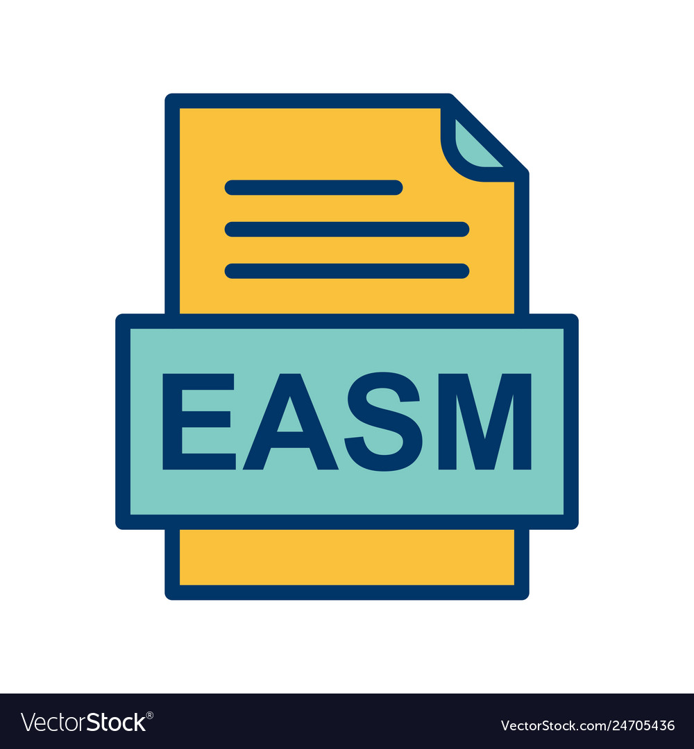 Easm file document icon