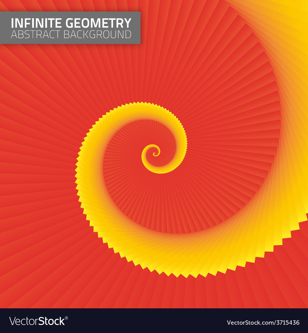 Infinite geometry fractal background