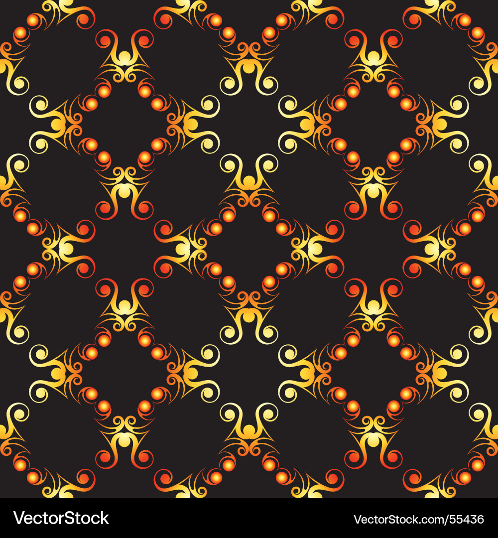 Seamless wallpaper Royalty Free Vector Image - VectorStock
