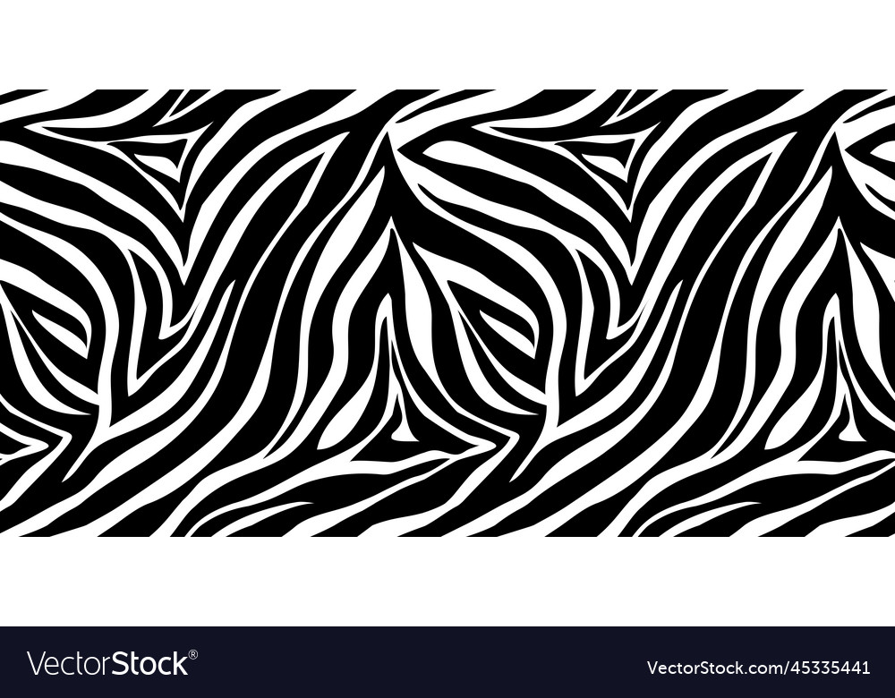 Animal print zebra ornament seamless