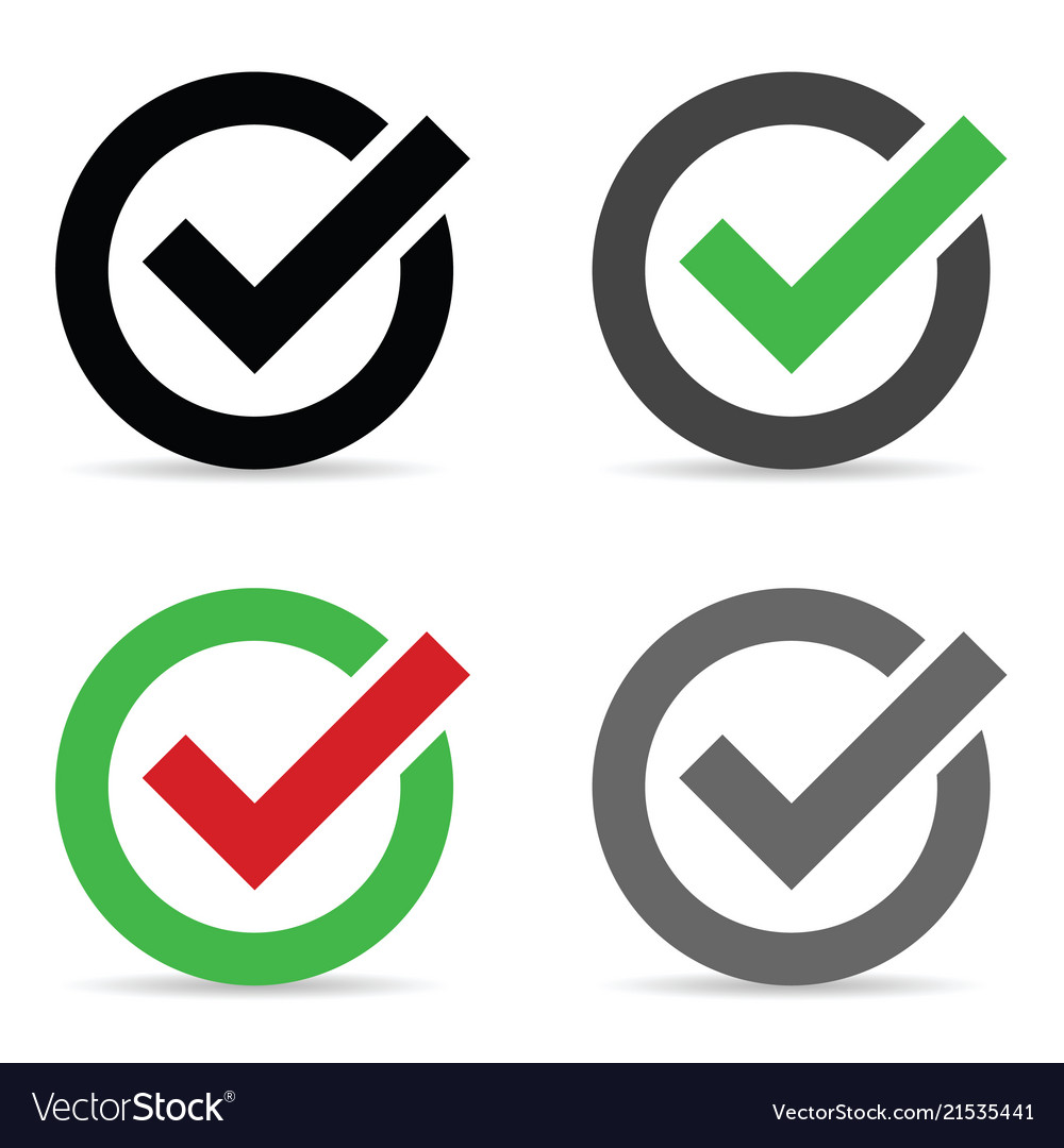 Check mark icon in circle