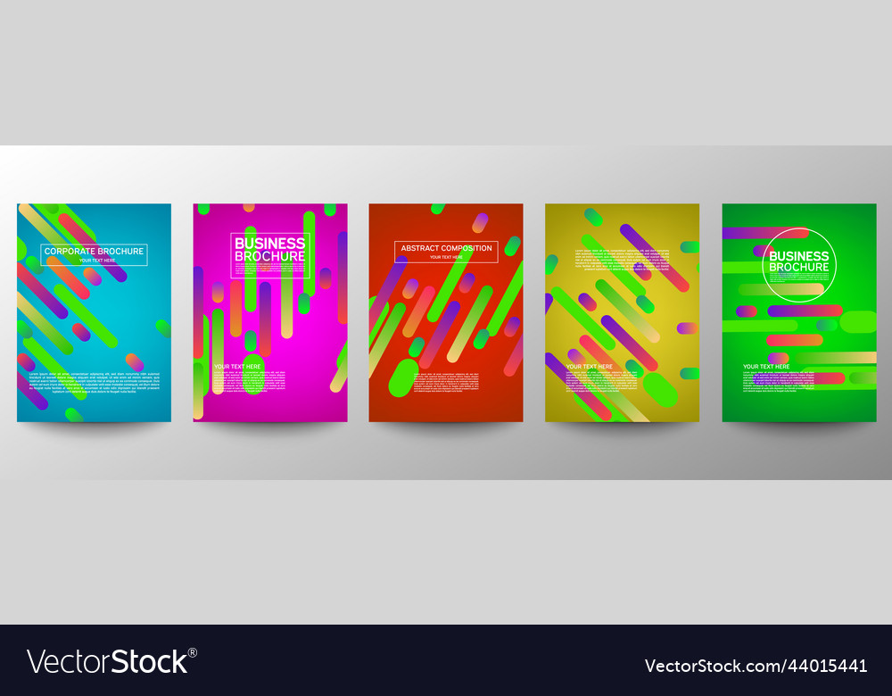 Cover geometric minimal set abstract line pattern vector image Cover geometric minimal set abstract line pattern