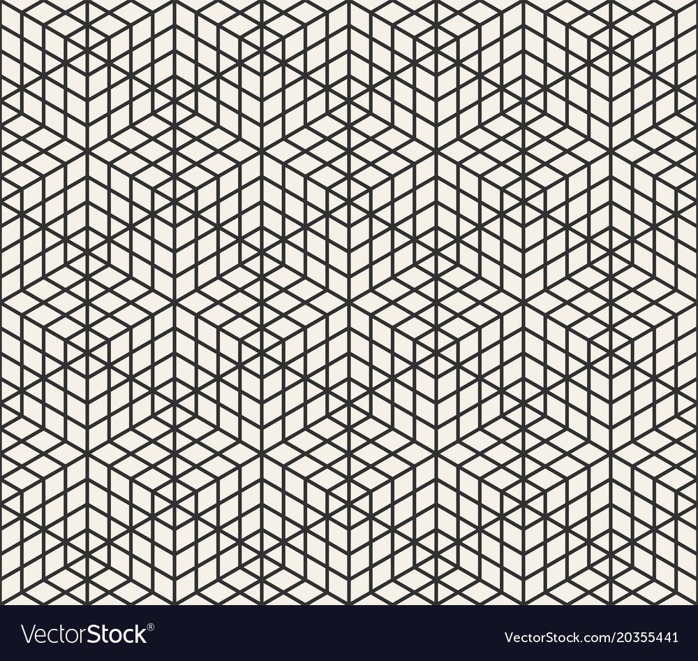 Geometric Line Pattern - Modern Tile