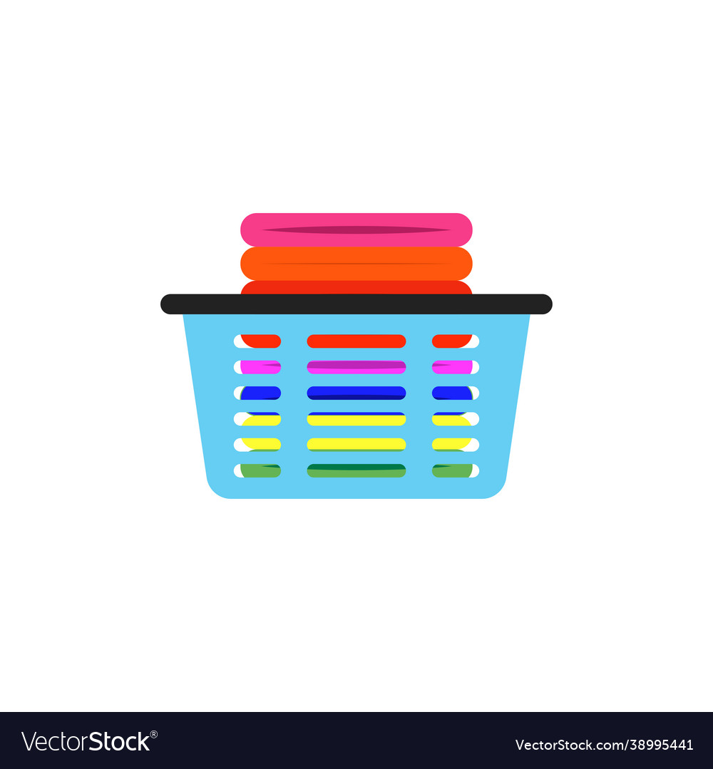 Laundry pile icon design Royalty Free Vector Image