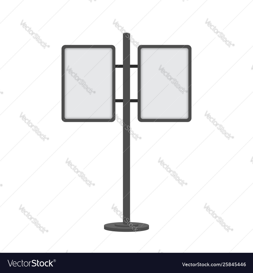 Blank interactive outdoor kiosk display