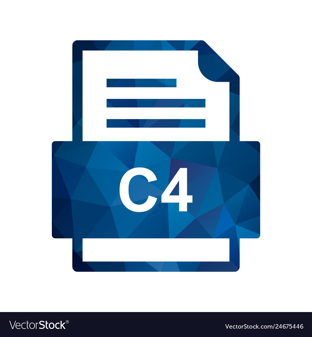 C4 file document icon