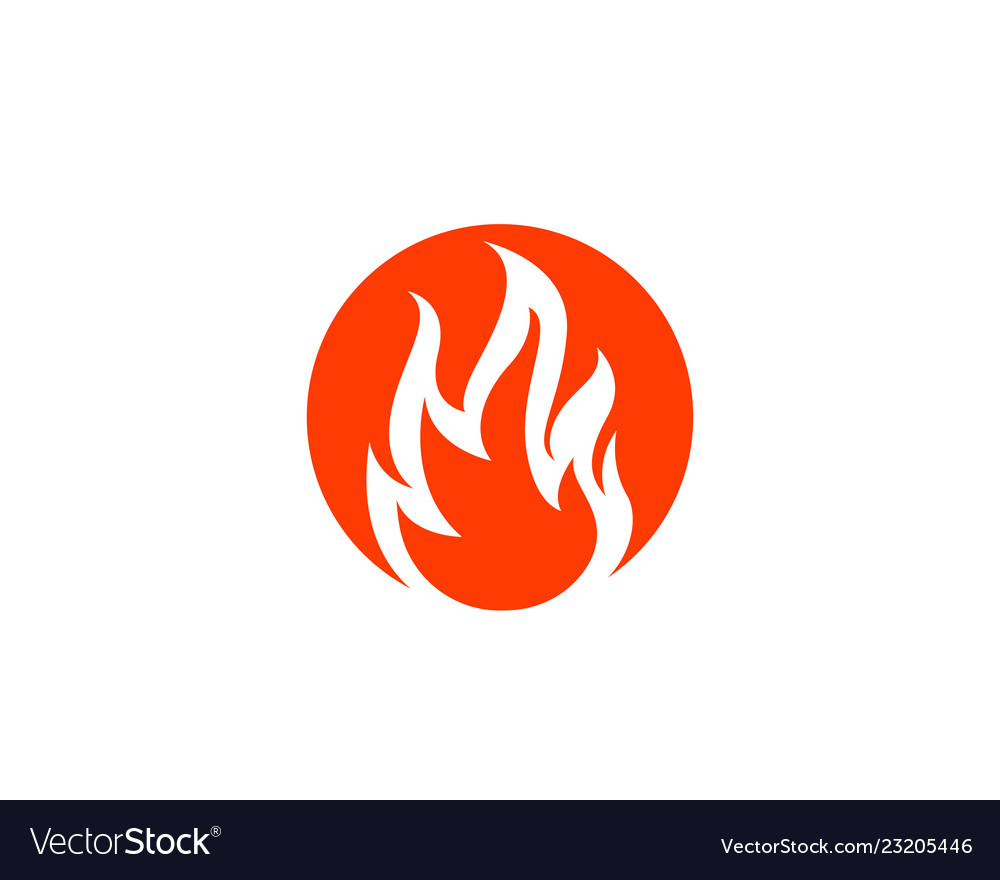 Fire flame design Royalty Free Vector Image - VectorStock