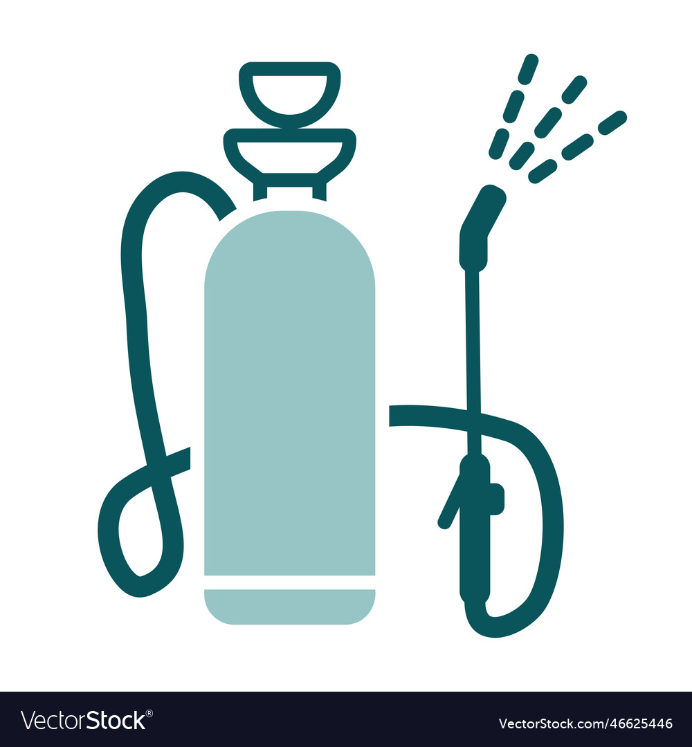 Garden sprayer isolated icon