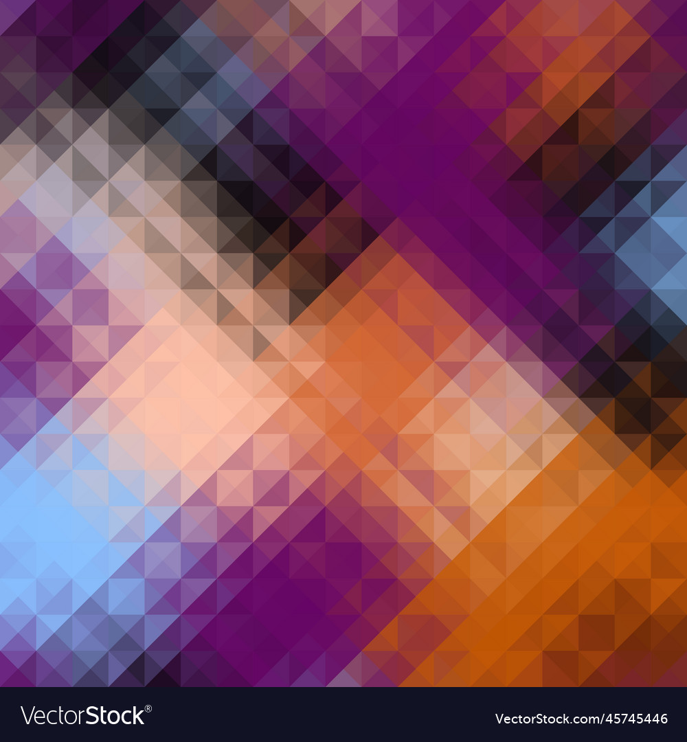 Geometric abstract pattern in low poly style