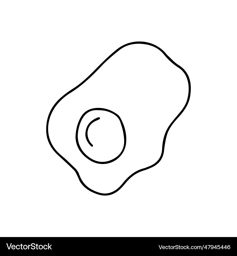Scrambled eggs Royalty Free Vector Image - VectorStock