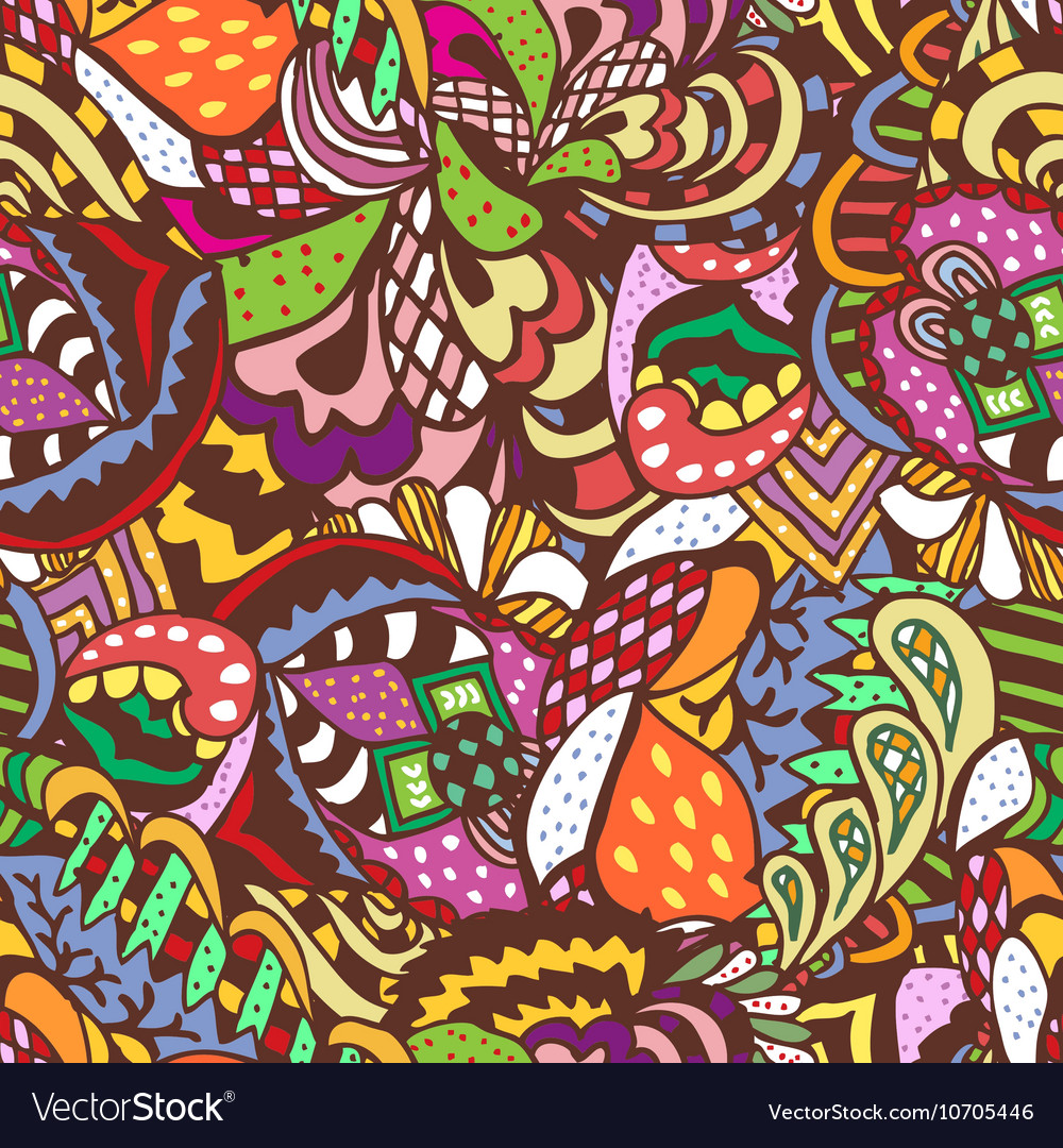 Seamless abstract colored pattern