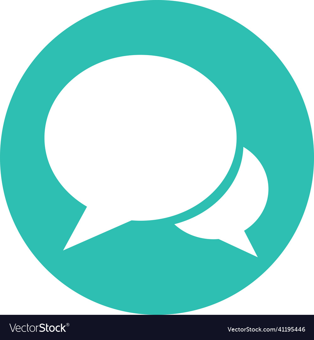 Speech bubble chat icon sign symbol design