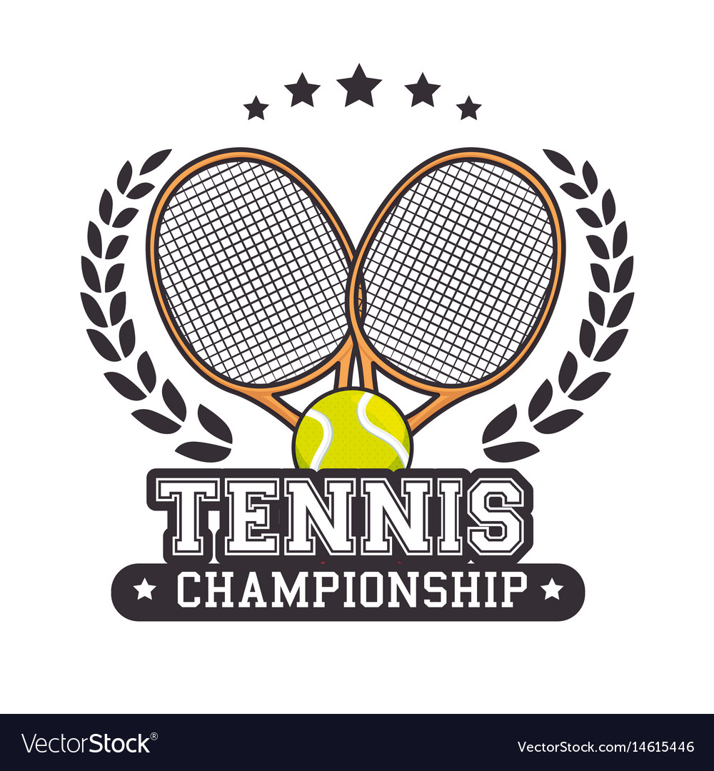 Tennis sport equipment icon