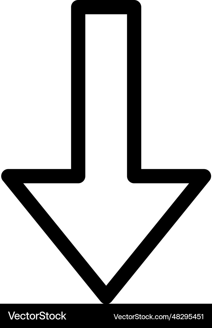 Arrow icon Royalty Free Vector Image - VectorStock