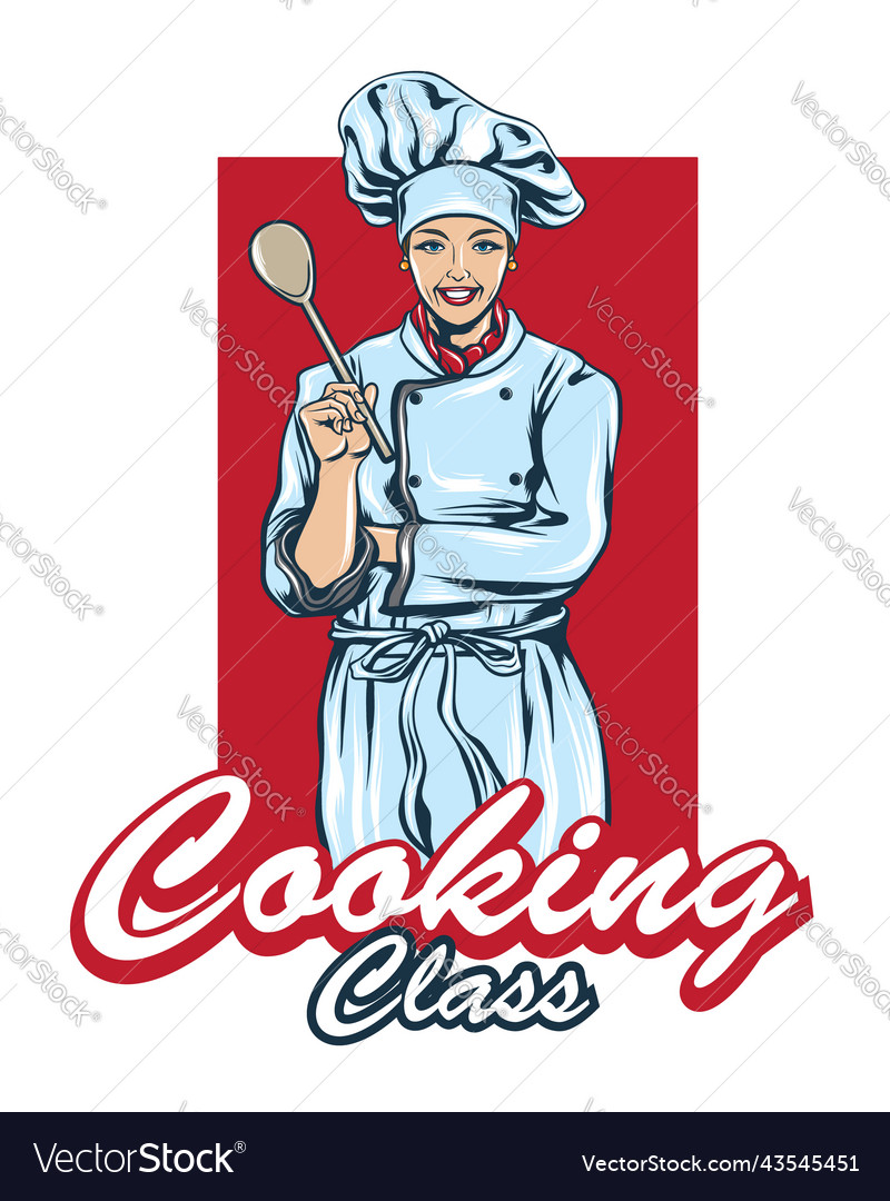 Cooking class Royalty Free Vector Image - VectorStock