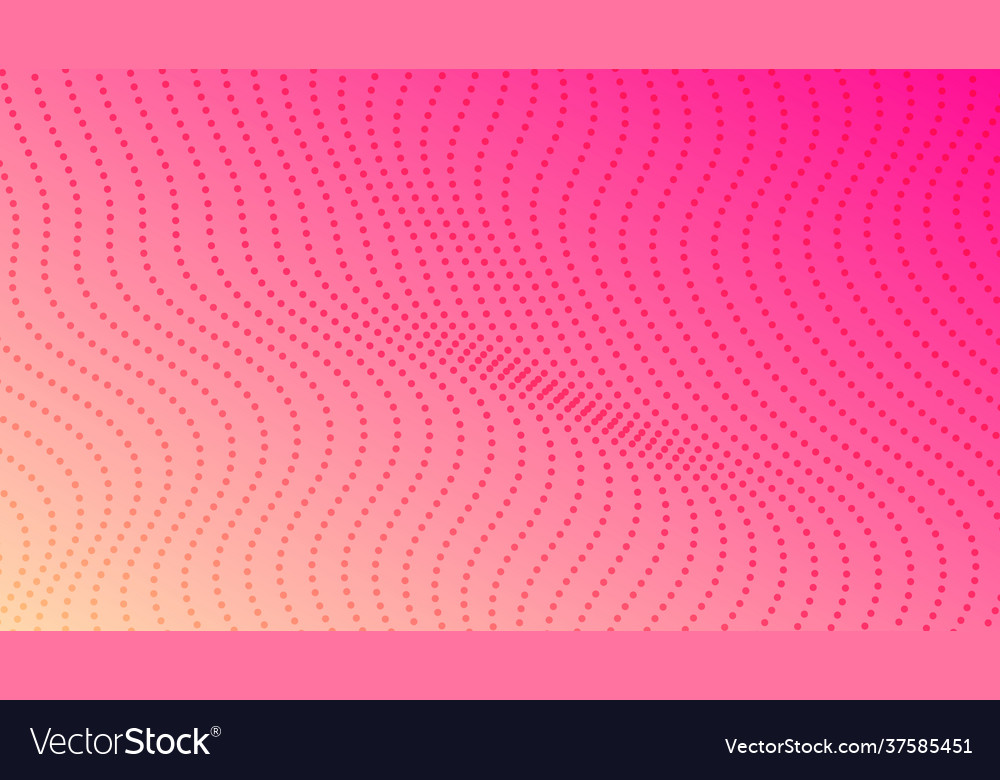 Halftone gradient background with dots vector image Halftone gradient background with dots