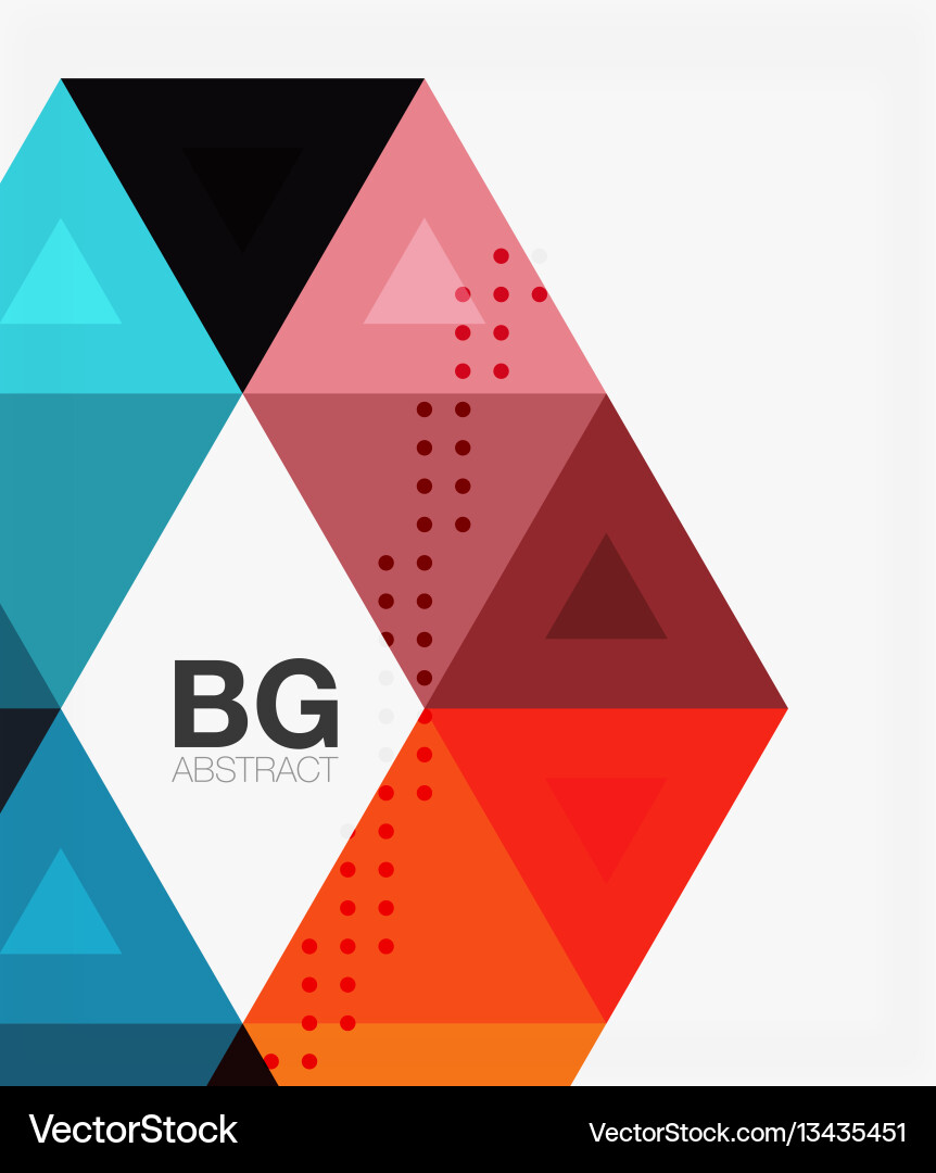Modern geometry background Royalty Free Vector Image