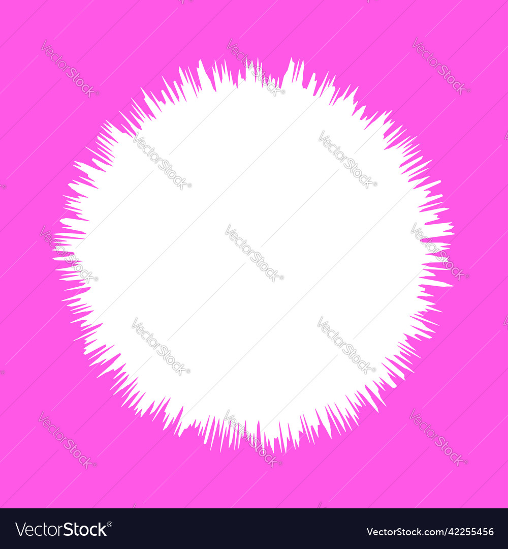 Abstract radial geometric design element non