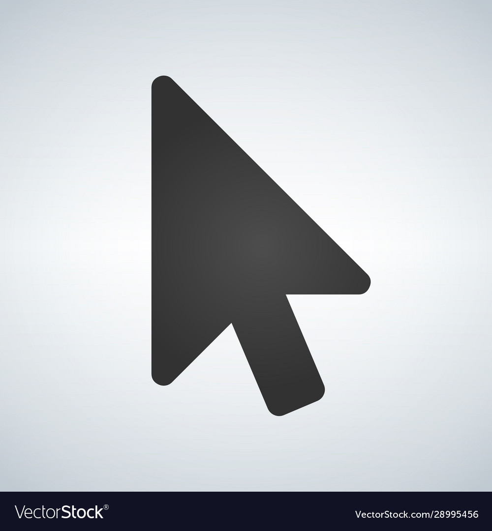 Cursor icon isolated on modern background