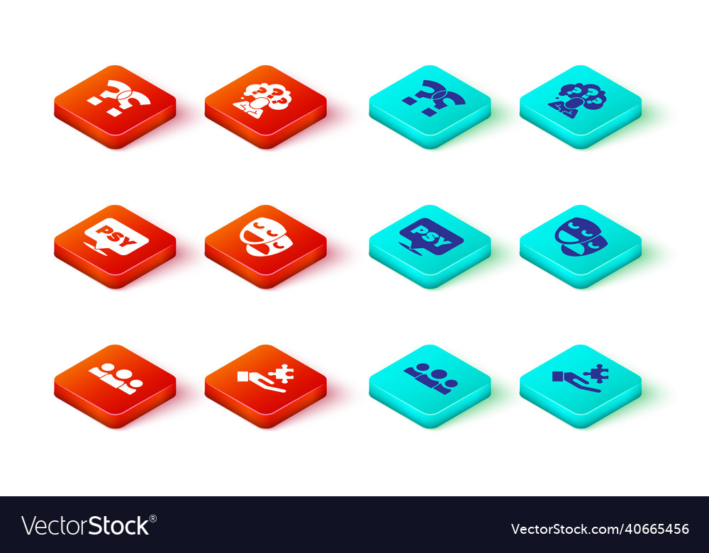 Set users group solution to the problem vector image Set users group solution to the problem