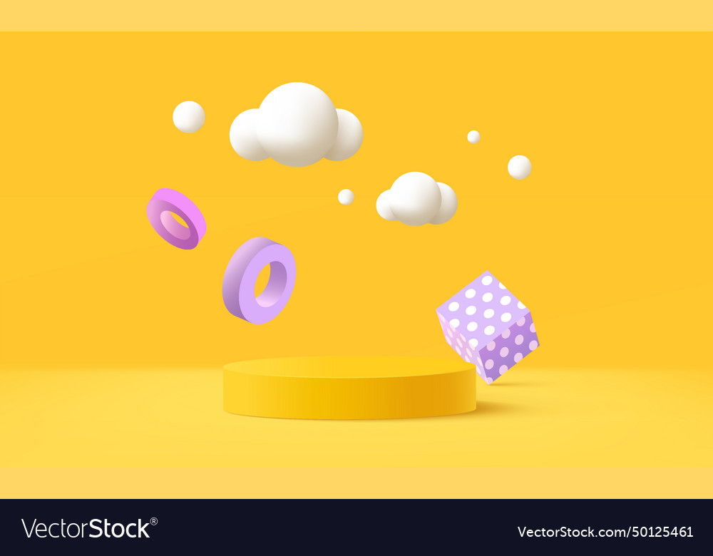 Abstract background scene for product display 3d