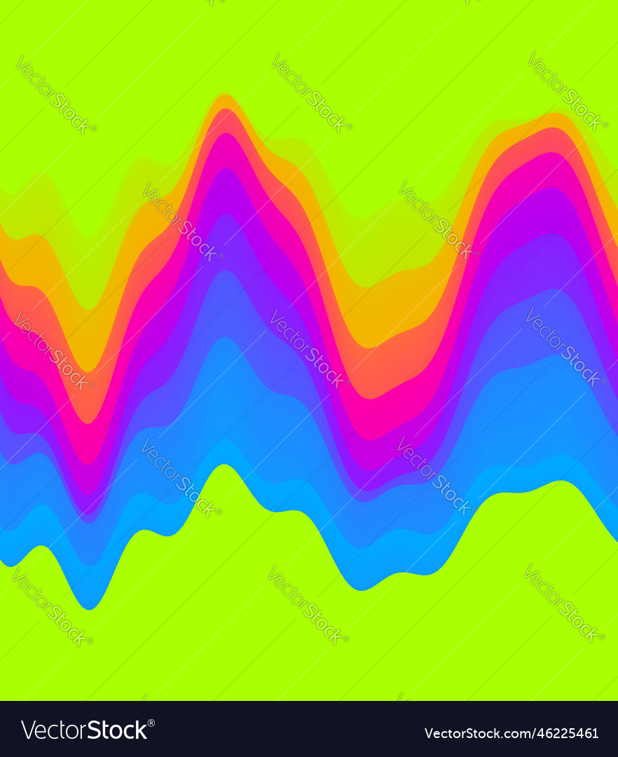 Abstract waveform background 3d technology style