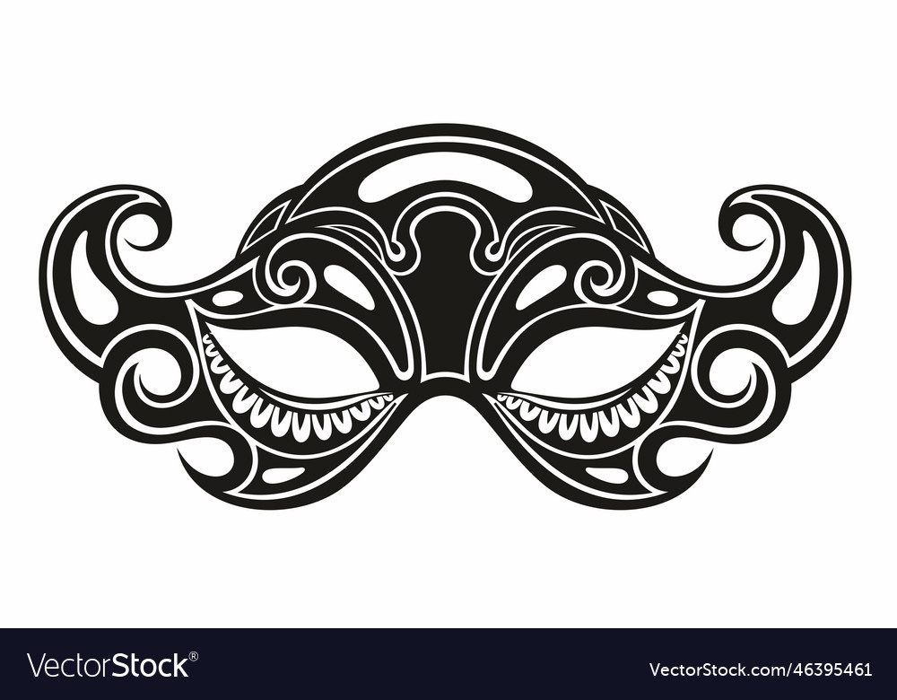 Carnival Mask Royalty Free Vector Image Vectorstock