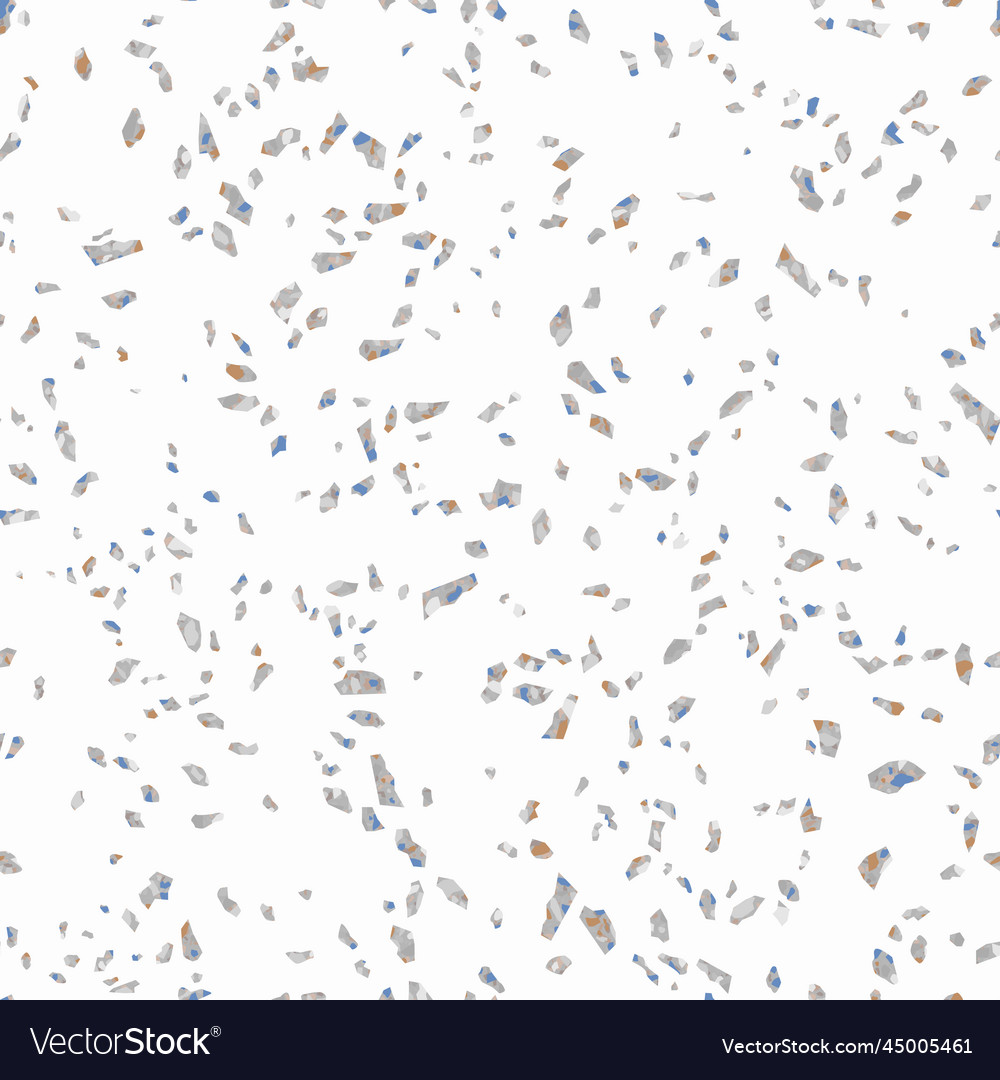 Light beige terrazzo stone texture seamless Vector Image