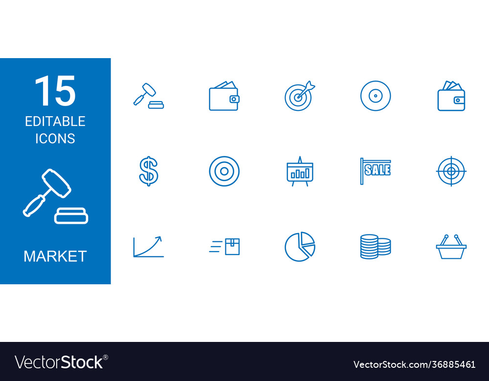 Market icons