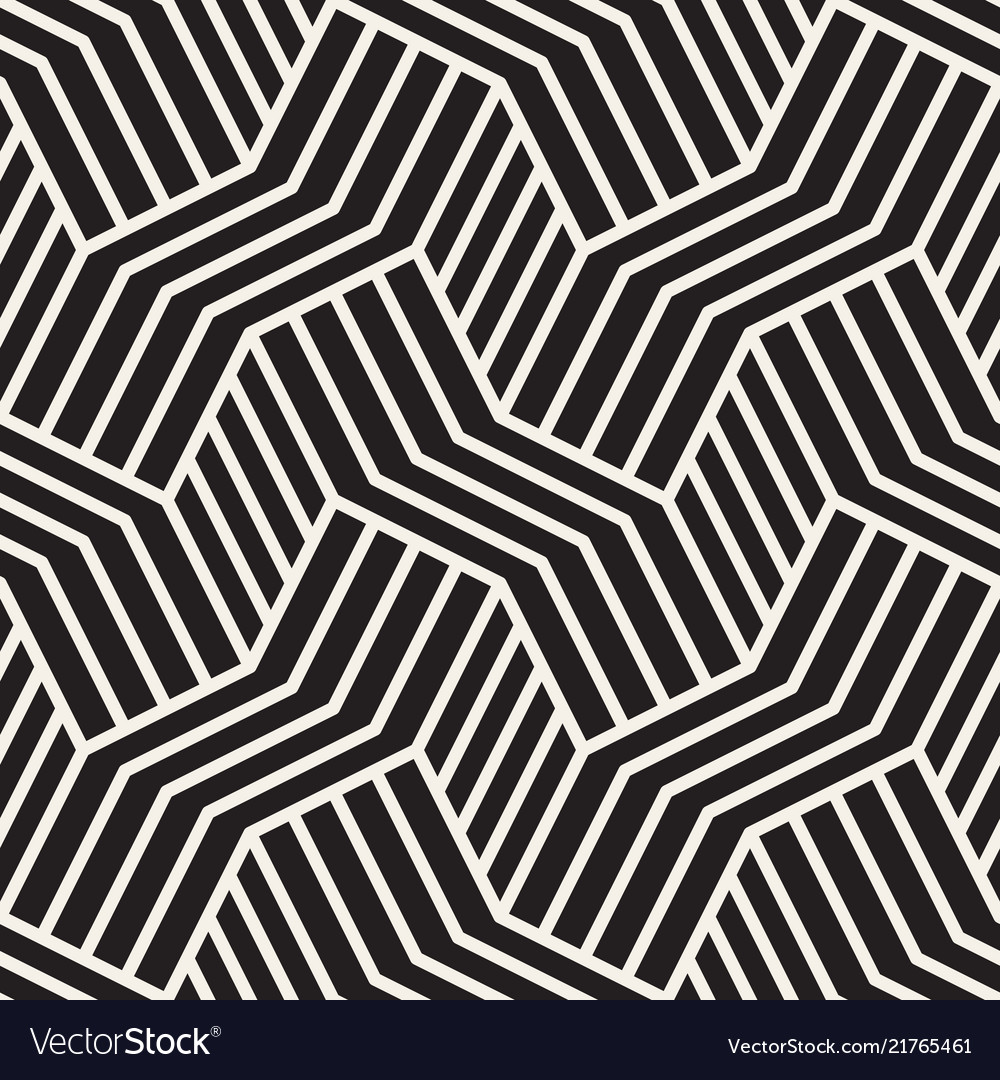 Modern Geometric Stripe Pattern