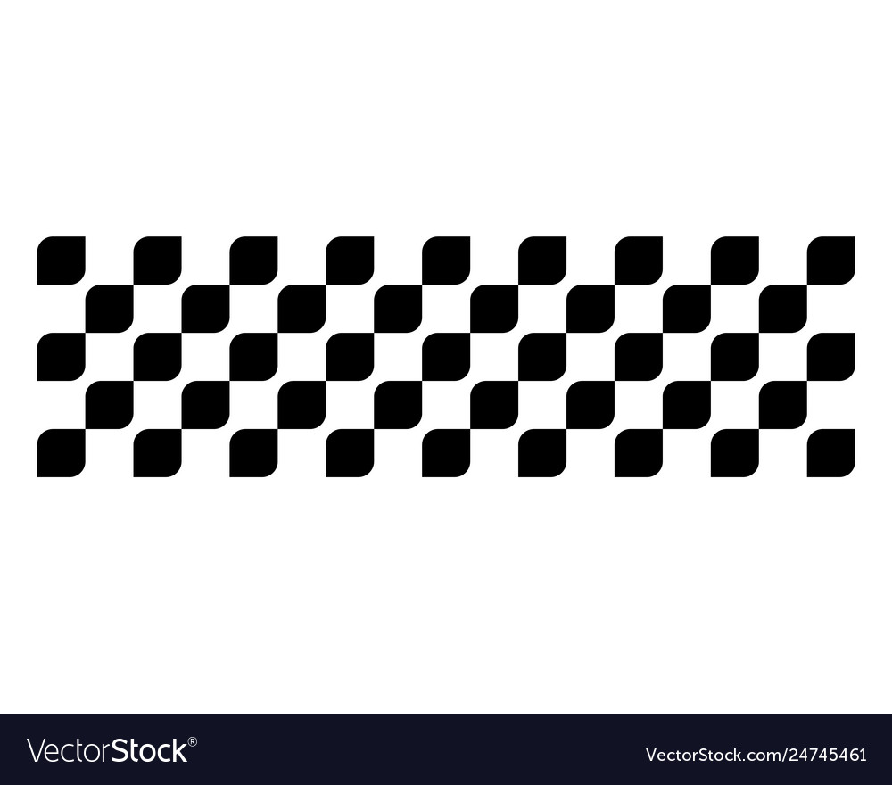 Race flag design concepts icon speed simple vector image Race flag design concepts icon speed simple