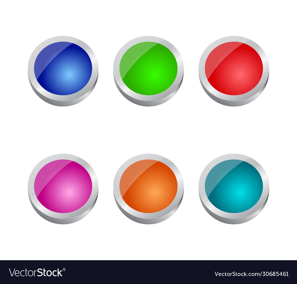 Web button icon in on white background