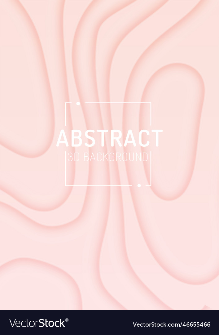 Abstract warm light gradient background with 3d vector image Abstract warm light gradient background with 3d