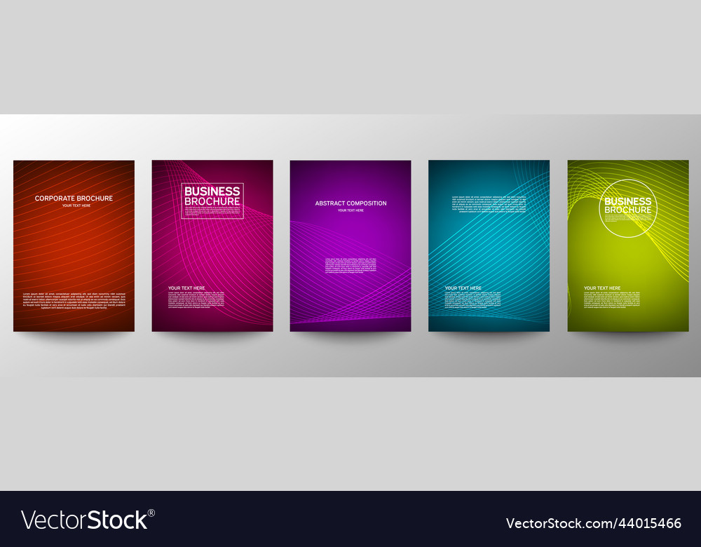 Cover geometric minimal set abstract line pattern vector image Cover geometric minimal set abstract line pattern