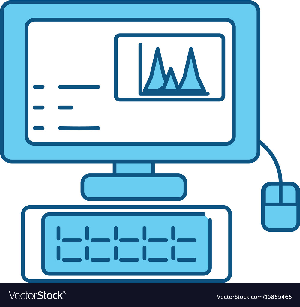 Schreibtisch Computer Symbol